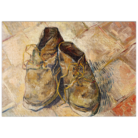Darstellung des Puzzle Motivs Shoes (1888) by Vincent van Gogh - Puzzleteile: 500