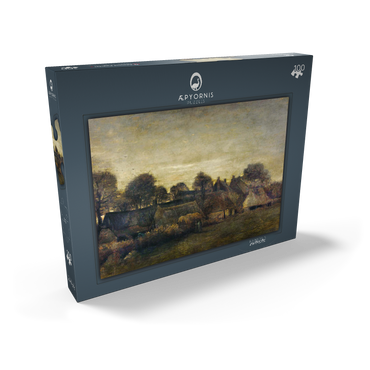Farming Village at Twilight (1884) by Vincent van Gogh 100 Puzzle Schachtel Ansicht2