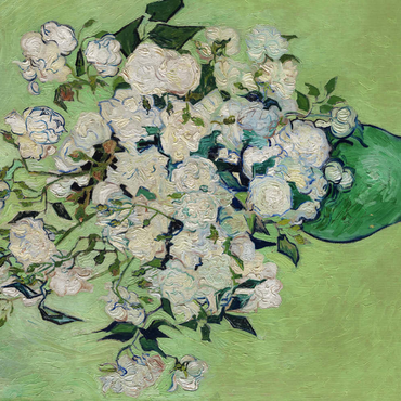 Roses (1890) by Vincent van Gogh 100 Puzzle 3D Modell
