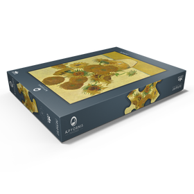 Alternative Darstellung des Puzzle-Motivs Vincent van Gogh's Sunflowers (1888) – Puzzleteile: 1000