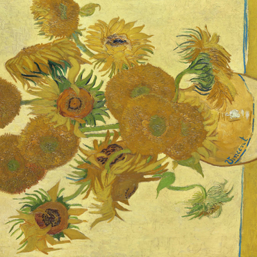 Vincent van Gogh's Sunflowers (1888) 1000 Puzzle 3D Modell