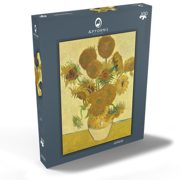 Vincent van Gogh's Sunflowers (1888) 100 Puzzle Schachtel Ansicht2