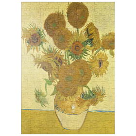 Darstellung des Puzzle-Motivs Vincent van Gogh's Sunflowers (1888) – Puzzleteile: 200