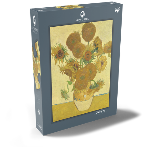 Vincent van Gogh's Sunflowers (1888) 500 Puzzle Schachtel Ansicht2
