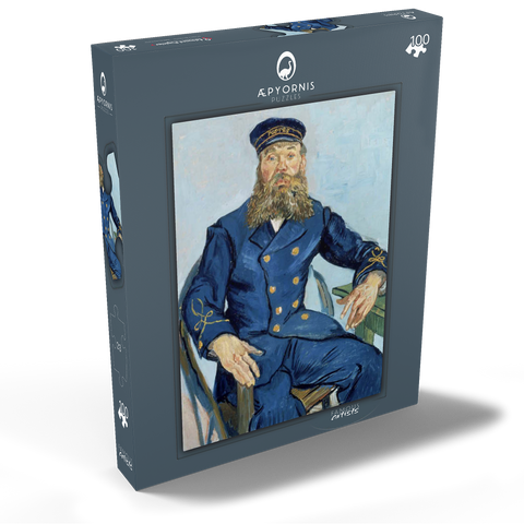 Vincent van Gogh's Portrait of the Postman Joseph Roulin (1888) 100 Puzzle Schachtel Ansicht2