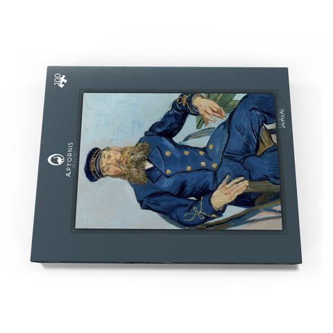 Vincent van Gogh's Portrait of the Postman Joseph Roulin (1888) 100 Puzzle Schachtel Ansicht3