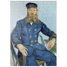 Darstellung des Puzzle-Motivs Vincent van Gogh's Portrait of the Postman Joseph Roulin (1888) – Puzzleteile: 200