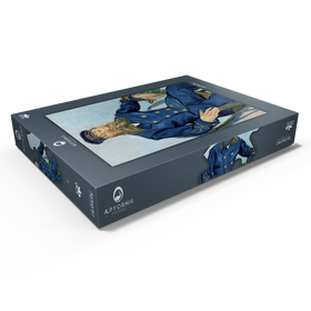 Alternative Darstellung des Puzzle-Motivs Vincent van Gogh's Portrait of the Postman Joseph Roulin (1888) – Puzzleteile: 500