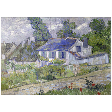 puzzleplate Vincent van Gogh's Houses at Auvers (1890) 1000 Puzzle