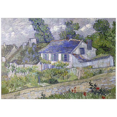 puzzleplate Vincent van Gogh's Houses at Auvers (1890) 1000 Puzzle