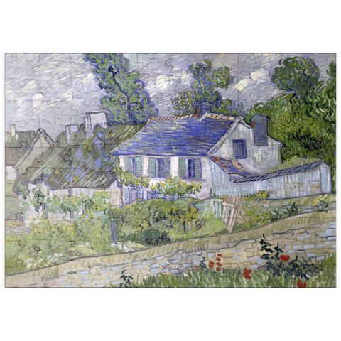 puzzleplate Vincent van Gogh's Houses at Auvers (1890) 100 Puzzle