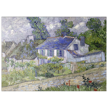 puzzleplate Vincent van Gogh's Houses at Auvers (1890) 200 Puzzle