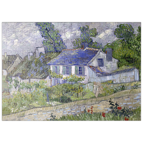 Darstellung des Puzzle Motivs Vincent van Gogh's Houses at Auvers (1890) - Puzzleteile: 200