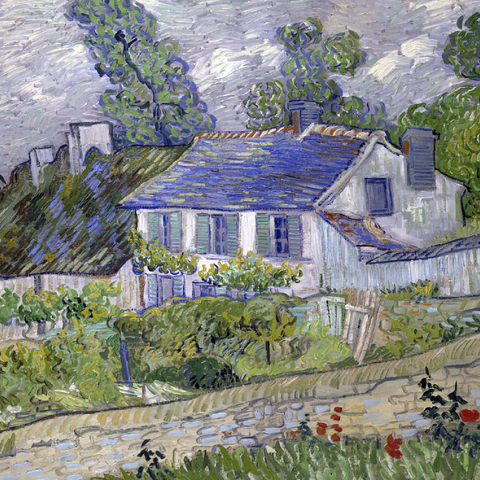 Vincent van Gogh's Houses at Auvers (1890) 500 Puzzle 3D Modell