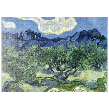 puzzleplate Vincent van Gogh's Olive Trees with the Alpilles in the Background (1889) 200 Puzzle