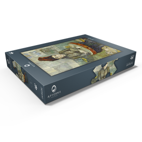 Darstellung des Puzzle Motivs Vincent van Gogh's Agostina Segatori Sitting in the Café du Tambourin (1887-18888) - Puzzleteile: 500