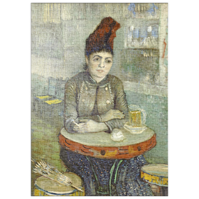 Darstellung des Puzzle Motivs Vincent van Gogh's Agostina Segatori Sitting in the Café du Tambourin (1887-18888) - Puzzleteile: 500