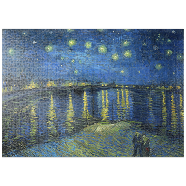 puzzleplate Vincent van Gogh's Starry Night Over the Rhone (1888) 1000 Puzzle
