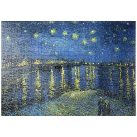 puzzleplate Vincent van Gogh's Starry Night Over the Rhone (1888) 1000 Puzzle
