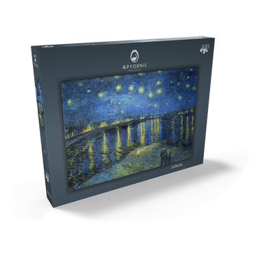 Vincent van Gogh's Starry Night Over the Rhone (1888) 100 Puzzle Schachtel Ansicht2