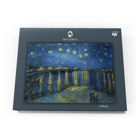 Vincent van Gogh's Starry Night Over the Rhone (1888) 100 Puzzle Schachtel Ansicht3