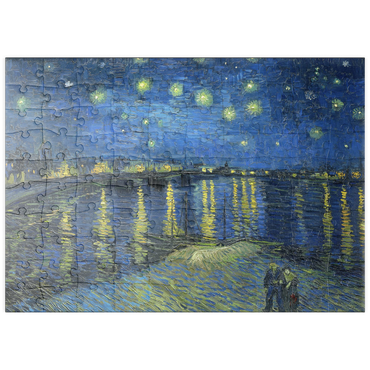 puzzleplate Vincent van Gogh's Starry Night Over the Rhone (1888) 100 Puzzle