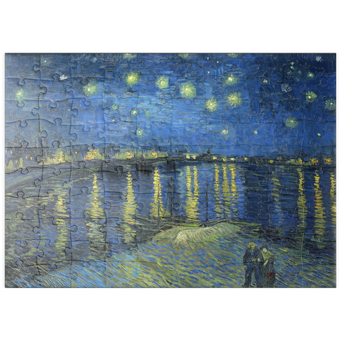 puzzleplate Vincent van Gogh's Starry Night Over the Rhone (1888) 100 Puzzle