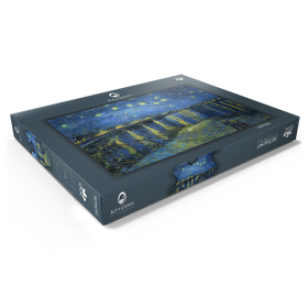 Alternative Darstellung des Puzzle-Motivs Vincent van Gogh's Starry Night Over the Rhone (1888) – Puzzleteile: 200