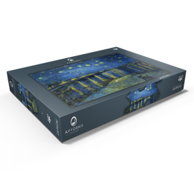 Alternative Darstellung des Puzzle-Motivs Vincent van Gogh's Starry Night Over the Rhone (1888) – Puzzleteile: 500