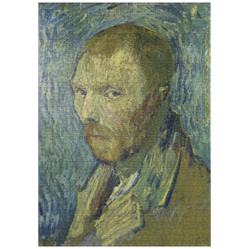 Darstellung des Puzzle-Motivs Vincent van Gogh's Self-Portrait (1889) – Puzzleteile: 1000