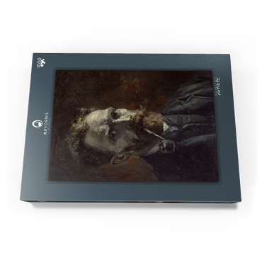 Vincent van Gogh's Self-Portrait with Pipe (1886) 1000 Puzzle Schachtel Ansicht3