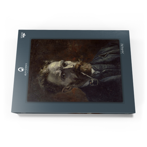 Vincent van Gogh's Self-Portrait with Pipe (1886) 1000 Puzzle Schachtel Ansicht3