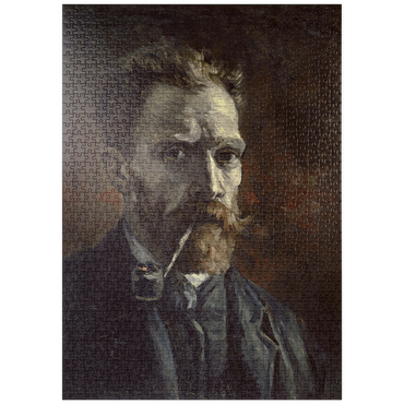 puzzleplate Vincent van Gogh's Self-Portrait with Pipe (1886) 1000 Puzzle