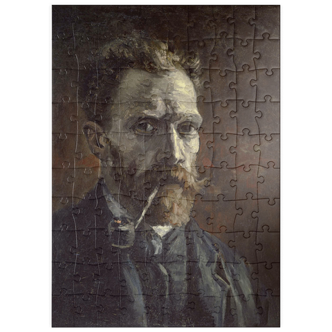 puzzleplate Vincent van Gogh's Self-Portrait with Pipe (1886) 100 Puzzle