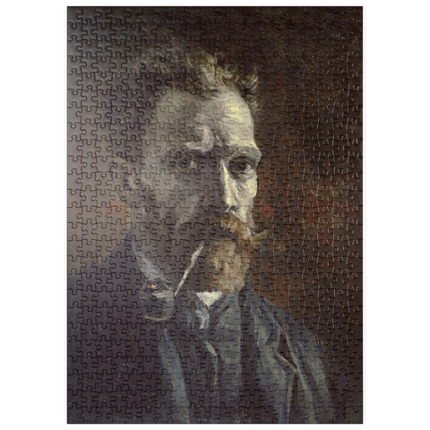 puzzleplate Vincent van Gogh's Self-Portrait with Pipe (1886) 500 Puzzle