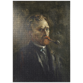 Darstellung des Puzzle-Motivs Vincent van Gogh's Self-Portrait (1886) – Puzzleteile: 1000
