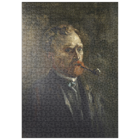 Darstellung des Puzzle Motivs Vincent van Gogh's Self-Portrait (1886) - Puzzleteile: 500