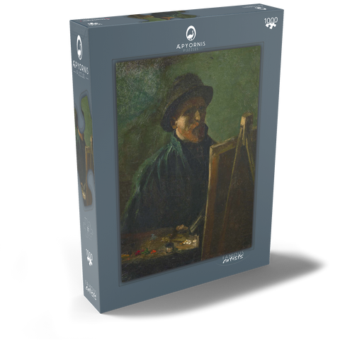 Vincent van Gogh's Self-Portrait with Dark Felt Hat at the Easel (1886) 1000 Puzzle Schachtel Ansicht2