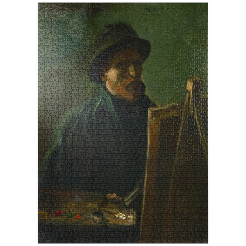 puzzleplate Vincent van Gogh's Self-Portrait with Dark Felt Hat at the Easel (1886) 1000 Puzzle
