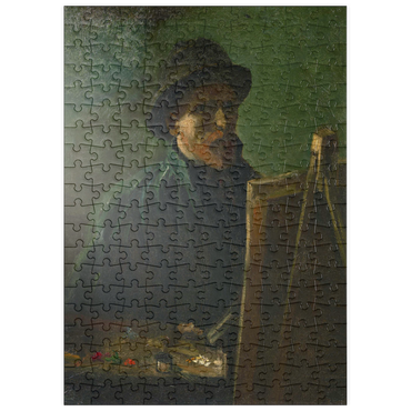 puzzleplate Vincent van Gogh's Self-Portrait with Dark Felt Hat at the Easel (1886) 200 Puzzle