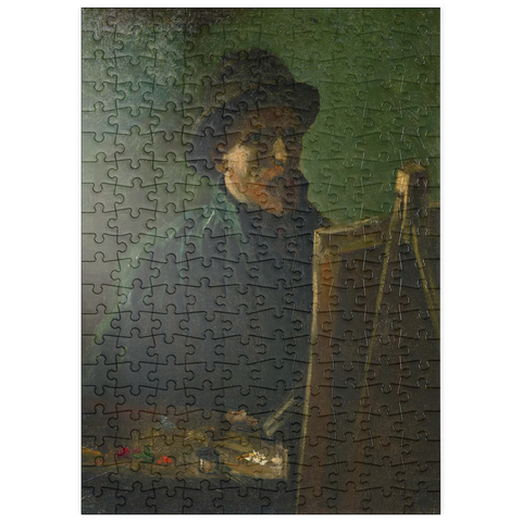 puzzleplate Vincent van Gogh's Self-Portrait with Dark Felt Hat at the Easel (1886) 200 Puzzle