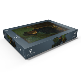 Darstellung des Puzzle Motivs Vincent van Gogh's Self-Portrait with Dark Felt Hat at the Easel (1886) - Puzzleteile: 500