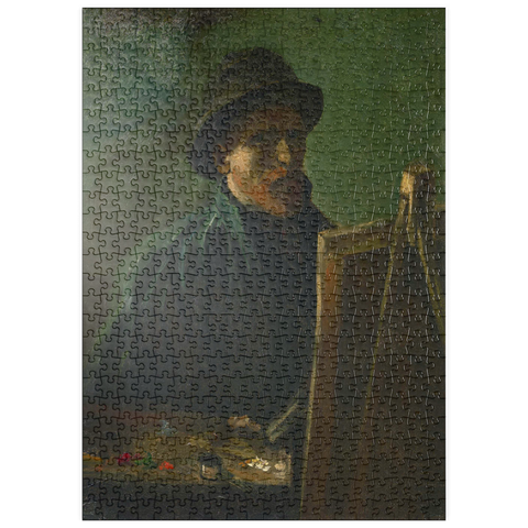 puzzleplate Vincent van Gogh's Self-Portrait with Dark Felt Hat at the Easel (1886) 500 Puzzle