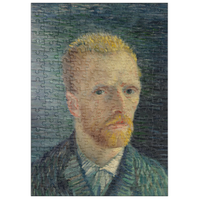 Darstellung des Puzzle-Motivs Vincent van Gogh's Self-Portrait (1887) – Puzzleteile: 200
