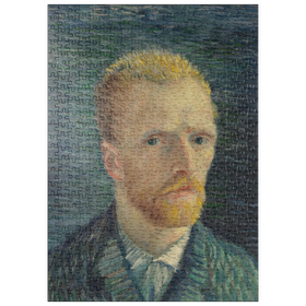 Darstellung des Puzzle Motivs Vincent van Gogh's Self-Portrait (1887) - Puzzleteile: 500
