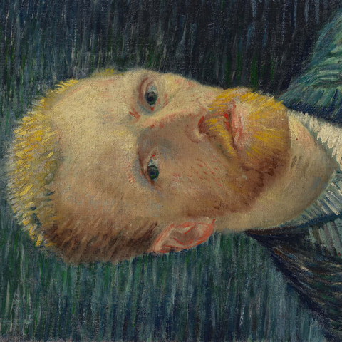 Vincent van Gogh's Self-Portrait (1887) 500 Puzzle 3D Modell