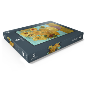 Darstellung des Puzzle Motivs Vincent van Gogh's Vase with Twelve Sunflowers (1888-1889) - Puzzleteile: 200