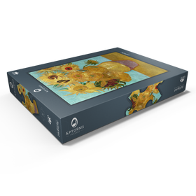 Darstellung des Puzzle Motivs Vincent van Gogh's Vase with Twelve Sunflowers (1888-1889) - Puzzleteile: 500