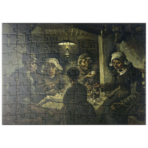 puzzleplate Vincent van Gogh's The Potato Eaters (1885) 100 Puzzle