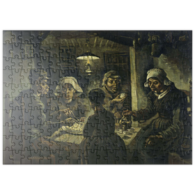 Darstellung des Puzzle-Motivs Vincent van Gogh's The Potato Eaters (1885) – Puzzleteile: 200
